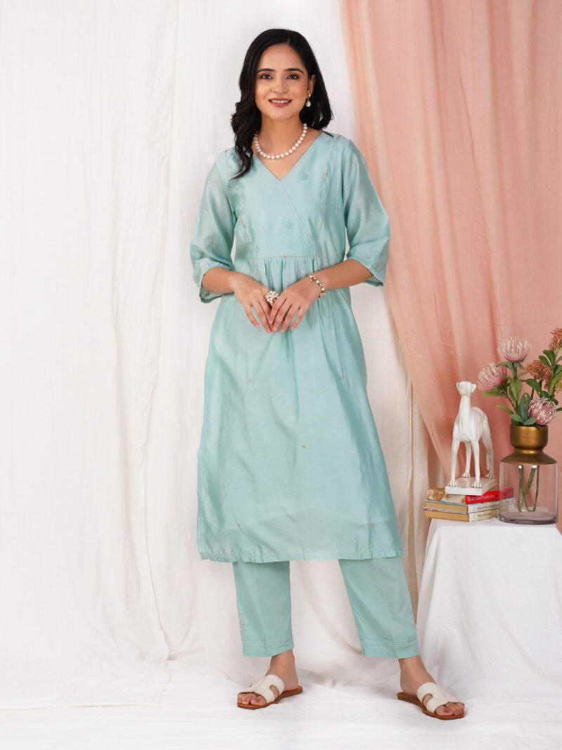 20 Latest Collection of Silk Kurtis For Women - Trending Models | Silk kurti  designs, Raw silk fabric, Kurta designs
